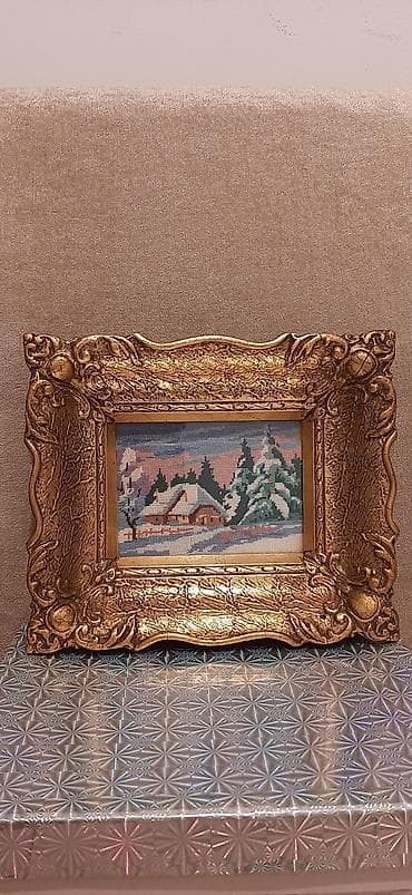 Goblen-zima 23×20cm na lalafo.rs Goblen-zima 23×20cm