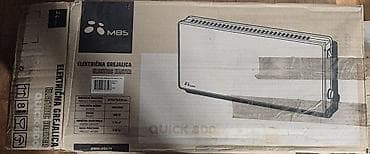 MBS električna grejalica (konvektor) - Snaga: 800 W - Priključni