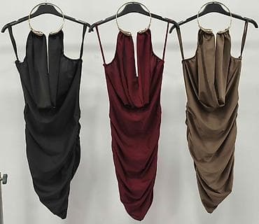 Haljine: 🔥🔥Haljina mini dužine sa drapiranim efektom i otvorenim leđima - — 6