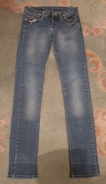 pocepane pantalone: 26, Jeans, Regular rise, Straight — 4