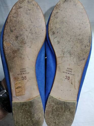 enex obuca: Zenske baletanke Green shoes br.38,kozni djon,ocuvane — 2