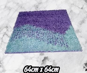 Daske za peglanje: Prostirka za kupatilo, Kockasti, bоја - Šareno — 3