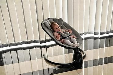 njihalica za bebe do 18kg: LJULJAŠKA CLARISSA GREY – električna ljuljaška za bebe do 9 kg — 10