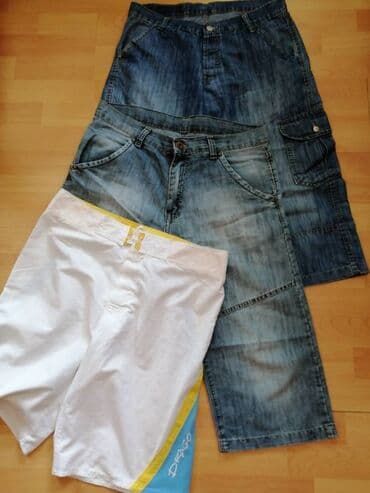 halteri h m: Šorc/kratke pantalone 3 kom sve za 1000 din, vel M/L. Nošene ali u — 3