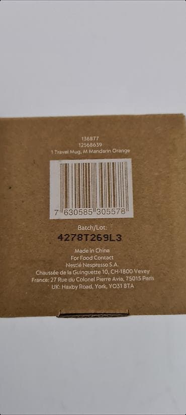 Knives: ★ Nespresso Travel Mug Medium, Mandarin Orange LIMITED EDITION — 9