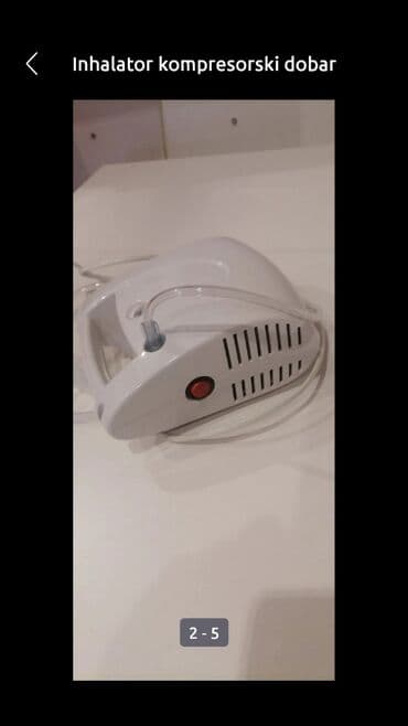 Inhalatori, nebulizatori: Inhalator kompresorski dobar kao nov je. sa novom maskom. A500l — 4