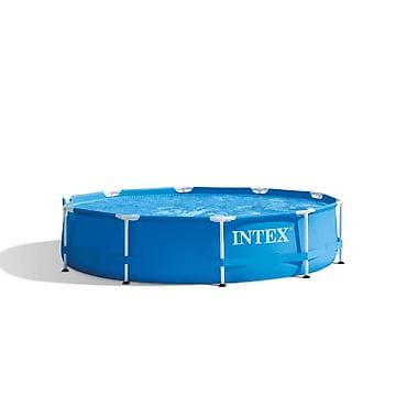 forma ideale fotelja potkovica cena: Intex Metal Frame bazen 305×76 cm – plava boja Okrugli porodični — 1