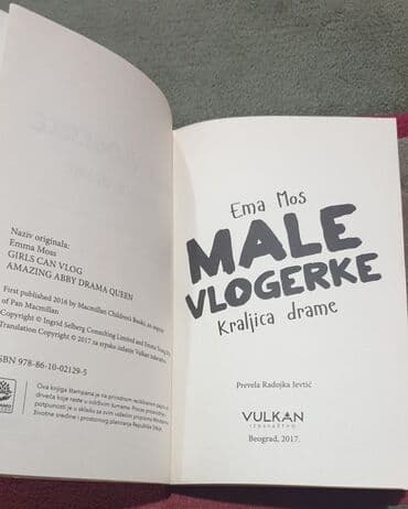 casopis zastava 101: Male vlogerke - Ema Mos, Kraljica drame. Knjiga tinejdž, za devojcice — 3