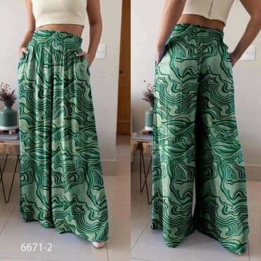 pantalone versace: Regular rise, Palazzo — 12