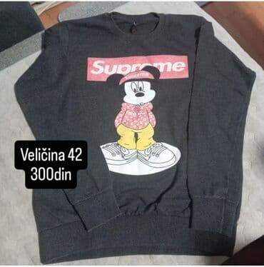 new yorker odeca: Supreme, XL, Print, color - Grey — 1