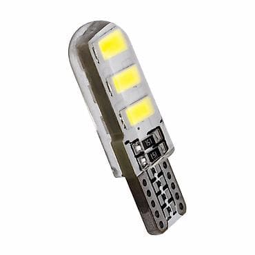 set za polimerizaciju farova 220v: -T10 Silikonska cob led sijalice vodotporne beloplavicaste 6000k 12v — 1