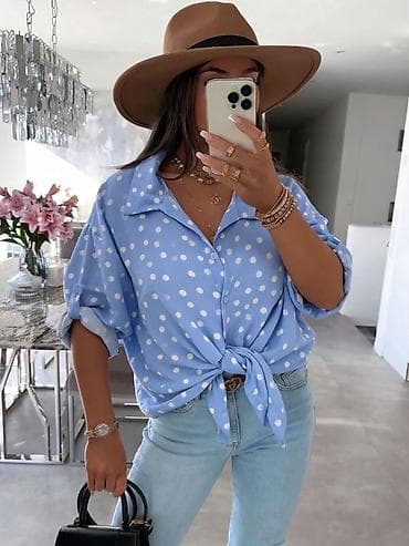 Lične stvari: ✨✨Ženska ležerna košulja na tufne - Model: klasična košulja na dugmad — 8