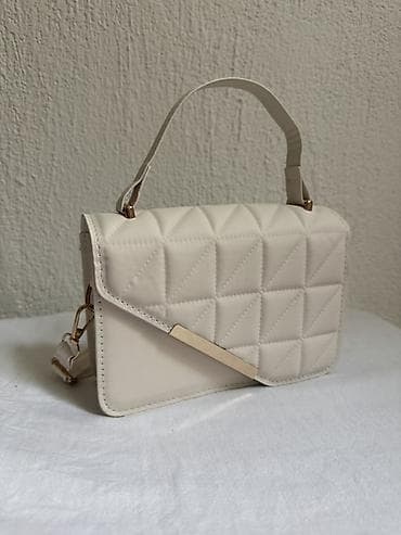 sinsay torba za mame: Elegantna ženska torbica – bež/ivory nijansa - Materijal — 1