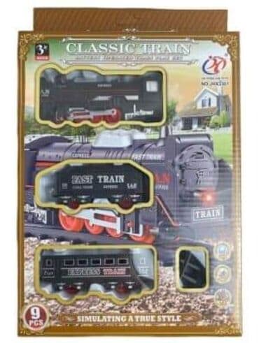 Cena 1290 din Classic train Set vozova od 44 cm Radi na baterije na lalafo.rs Cena 1290 din Classic train Set vozova od 44 cm Radi na baterije