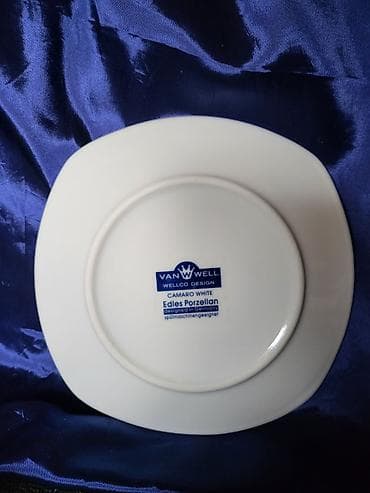 ceski porcelan servis za rucavanje cena: Tanjiri novi,vintaz Van Well porcelan Nemacka. Desertni tanjiri — 10