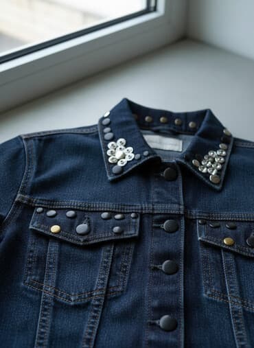 Alati i mašine: Set ukrasnih nitni i zakivaka za kožu/tekstil - Različite vrste i — 1