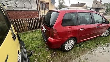 sedista za automobile: Delovi za Peugeot 307 u EQKD crvenoj biji — 6