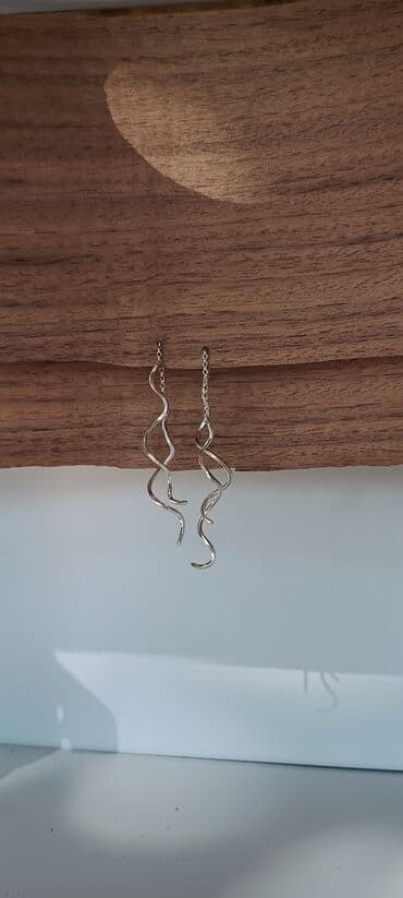 pidzame koje svetle u mraku prodaja: Earrings set, Handmade, Material: Silver — 6