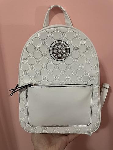 torbe sa stampom: Beli ranac NOVO srednje veličine Cena fixna Slanje nakon uplate ili — 1