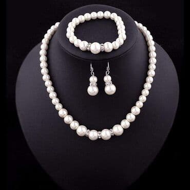 satic smartic cena: Set: Earrings, Bracelet, Necklace — 3