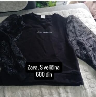 new yorker odeca: Zara, S, Print, color - Black — 1
