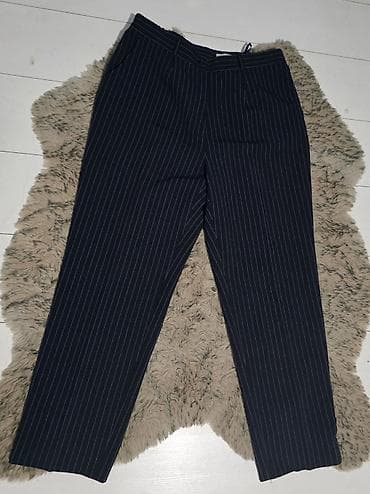 farmerke sa lastisem: Pantalone CHARMANT – teget sa sitnim belim prugama,cigaret. - Kroj — 1