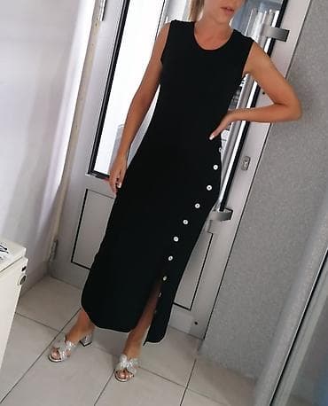 Haljine: Vrhunska duga haljina Pamuk viskosa elastin vel S M Novo Uvoz — 3