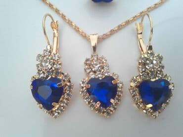 zenske torbice mona: Set: Earrings, Necklace, Ring — 1