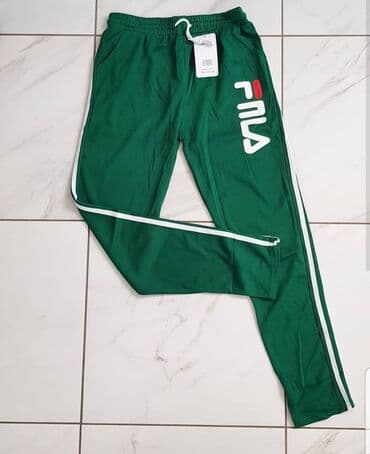 tek flis trenerka: Fila, Jednobojni, bоја - Zelena — 1