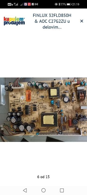 filter za usisivac aquafilter 1500: FINLUX 32FLD850H – delovi: - Main board: 17MB45M-3 - Power board — 7