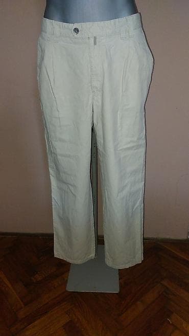 kubra pantalone: MUŠKE PANTALONE MEYER Pantalone od kepera, bež boje, širih nogavica — 3