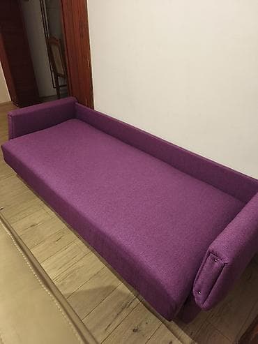 Chairs: Moderan jednoležaj – dnevna/ležaj sofa u ljubičastoj boji - Tip — 1