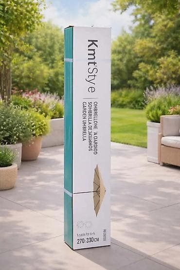 Nameštaj: Baštenski suncobran KmtStyle – 270/330 cm 🌂 KmtStyle Baštenski — 3