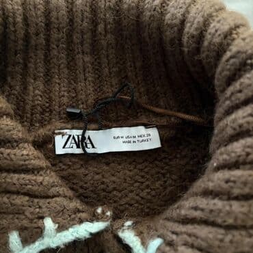 deblji džemperi: ZARA pleteni kardigan - Model: ženski kardigan na kopčanje - — 3