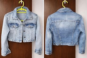 💙 TEKSAS JAKNA – XS veličina 💙 Kratka CrOp teksas jakna sa modernim