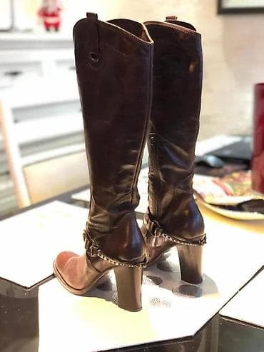 rimljanke sandale do kolena: VRHUNSKE ITALIJANSKE KOZNE ČIZME, VEL.36/37 | Vrhunske čizme, od — 5