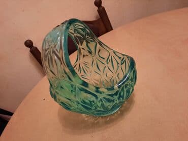tepih staze na metar: Bowl, color - Green, Used — 15