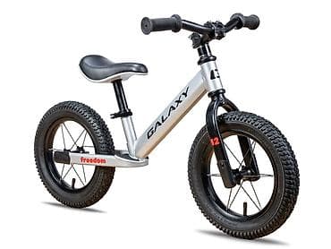 Dečiji bicikli: Balance bike 12" GALAXY FREEDOM – siva/crna Balans bicikl bez pedala — 1