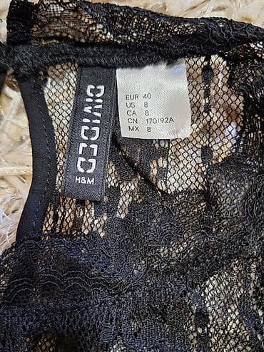 helanke m: H&M, M, Cvetni, bоја - Crna — 6