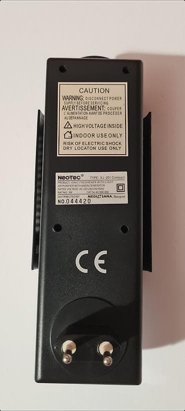Air Quality Devices: Neo-Tec XJ-201 Compact, jonizator i prečišćivač vazduha sa ugrađenim — 8