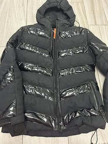 Ellesse zimska jakna, veličina L - Boja: crna, kombinacija mat i