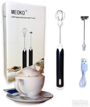 Blenderi, mikseri: Mini mikser za kolace + Espreso. Električni bežični Cappuccinatore — 1