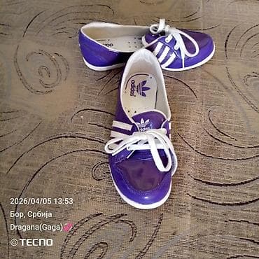 suknja i patike: Adidas ženske patike/baletanke – ljubičasto‑bele - Model: Adidas — 2