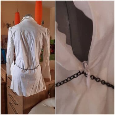 Bluze: Perrywhite bela košulja-tunika sa dugim rukavima i kragnom — 2