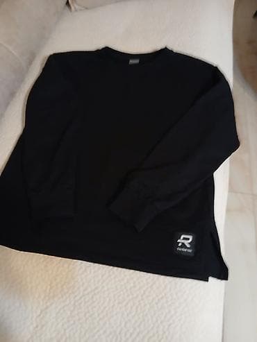 Kućna odeća: Crna dukserica sa dugim rukavima RANG - Boja: crna - Kroj: klasičan — 1