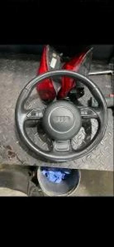 glava upravljaca: AUDI A3 Q3 Q2 KOZNI VOLAN TRI KRAKA | audi delovi ALTINA06******** — 1