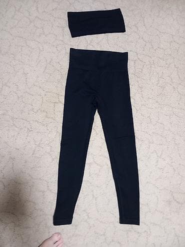kompleti sako i pantalone: Komplet sportske odeće – 4 dela - Crne ženske helanke RING, veličina — 6