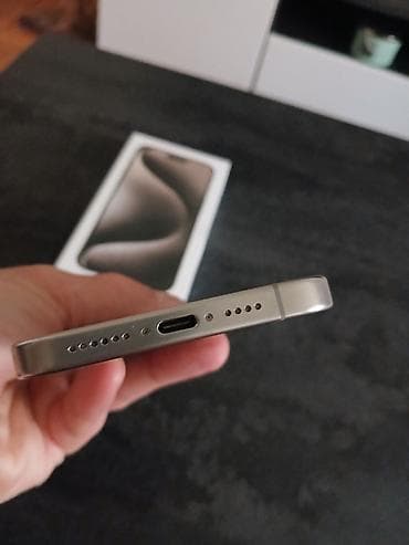 ajfon 12 pro max: Apple iPhone 15 Pro Max – titanijumsko kućište, siva boja — 6
