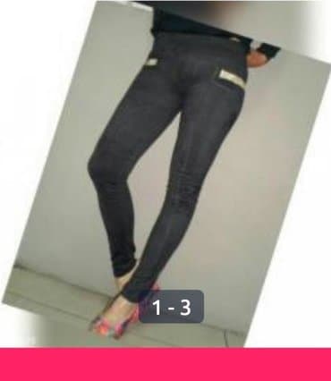 crne letnje pantalone: S (EU 36), bоја - Crna, Jednobojni — 4