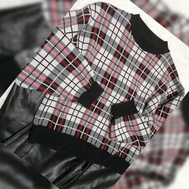 h: M (EU 38), Casual, Karirani — 2